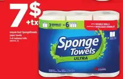 Maxi ESSUIE-TOUT SPONGETOWELS | Paper towels, 3=6 rouleaux/rolls offer