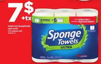 Maxi ESSUIE-TOUT SPONGETOWELS | Paper towels, 3=6 rouleaux/rolls offer