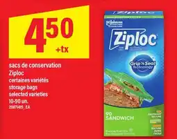 Maxi SACS DE CONSERVATION ZIPLOC | storage bags, 10-90 un offer