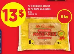 Maxi RIZ À LONG GRAIN PRÉCUIT OU RIZ BLANC MR. GOUDAS, 8 kg offer