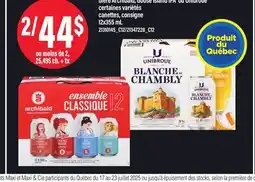 Maxi BIÈRE ARCHIBALD, GOOSE ISLAND IPA OU UNIBROUE, 12x355 mL offer