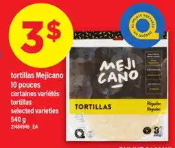 Maxi TORTILLAS MEJICANO, 10 POUCES | TORTILLAS, 540 g offer