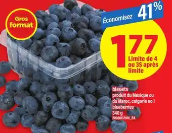 Maxi BLEUETS | blueberries, 340 g offer