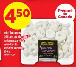 Maxi MINI-BEIGNES DÉLICES DU MARCHÉ | MINI DONUTS, 600 g offer