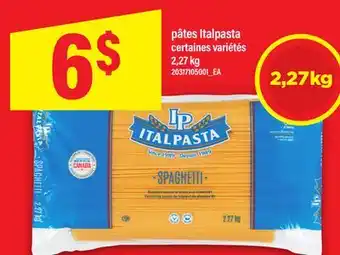 Maxi PÂTES ITALPASTA, 2,27 kg offer