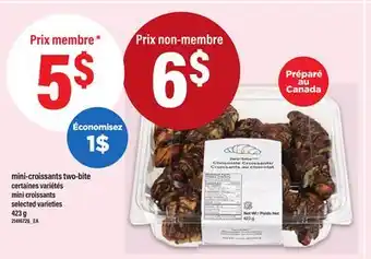 Maxi MINI-CROISSANTS TWO-BITE | MINI CROISSANTS, 423 g offer