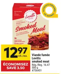 Giant Tiger Levitts smoked meat offer