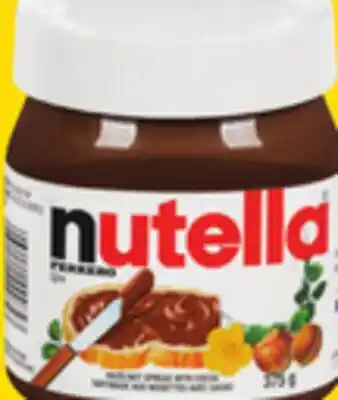 Giant Tiger Nutella hazelnut spread offer