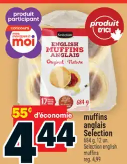 Super C muffins anglais Selection | Selection english muffins offer