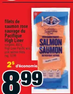 Super C filets de saumon rose sauvage du Pacifique High Liner | High Liner Pacific wild pink salmon filets offer