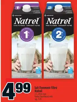 Super C lait finement filtré Natrel | Natrel fine-filtered milk offer