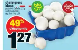Super C champignons blancs | white mushrooms offer