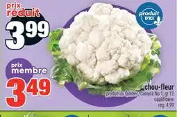 Super C chou-fleur | cauliflower offer