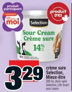 Super C crème sure Selection, Mieux-être | Selection, Life Smart sour cream offer