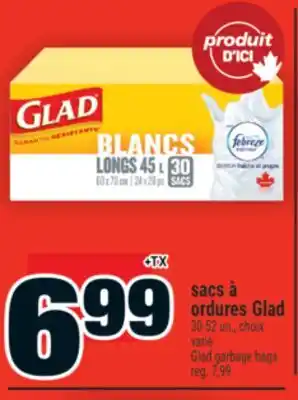 Super C SACS À ORDURES GLAD | GLAD GARBAGE BAGS offer