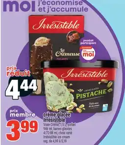 Super C crème glacée Irrésistible | Irrésistible ice cream offer