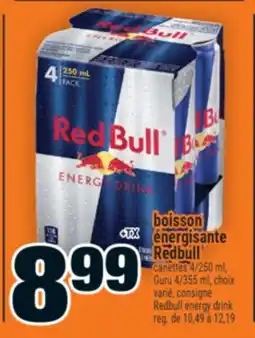 Super C BOISSON ÉNERGISANTE REDBULL | REDBULL ENERGY DRINK offer