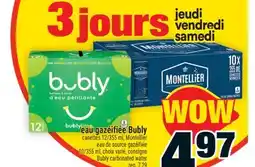 Super C eau gazéifiée Bubly | Bubly carbonated water offer