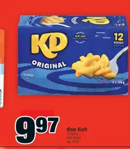 Super C dîner Kraft | Kraft dinner offer