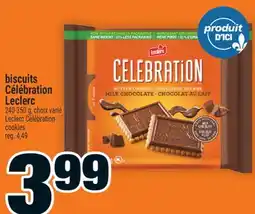 Super C BISCUITS CÉLÉBRATION LECLERC | LECLERC CÉLÉBRATION COOKIES offer