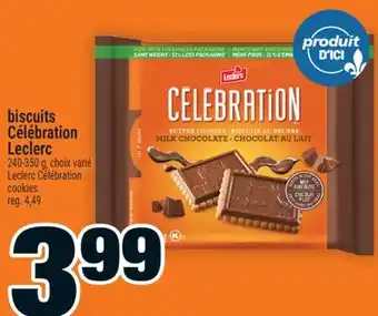 Super C BISCUITS CÉLÉBRATION LECLERC | LECLERC CÉLÉBRATION COOKIES offer