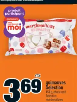 Super C GUIMAUVES SELECTION | SELECTION MARSHMALLOWS offer