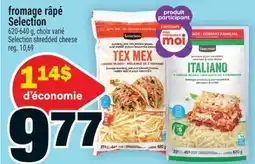 Super C FROMAGE RÂPÉ SELECTION | SELECTION SHREDDED CHEESE offer