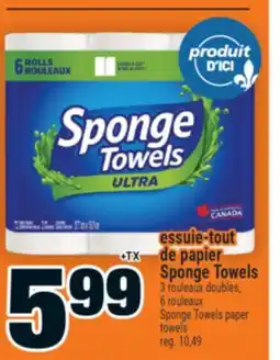 Super C SPONGE TOWELS ESSUIE-TOUT DE PAPIER | PAPER TOWELS SPONGE TOWELS offer