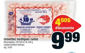 Super C crevettes nordiques cuites | cooked northern shrimps offer