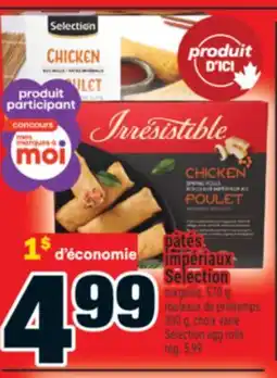 Super C pâtés impériaux Selection | Selection egg rolls offer
