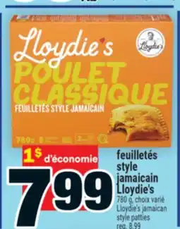 Super C feuilletés style jamaicain Lloydie's | Lloydie's jamaican style patties offer
