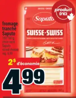 Super C fromage tranché Saputo | Saputo sliced cheese offer