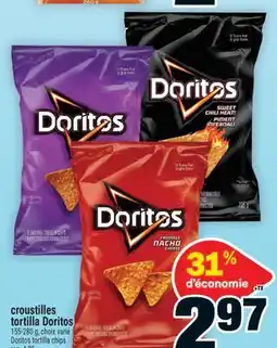 Super C CROUSTILLES TORTILLA DORITOS |DORITOS TORTILLA CHIPS offer