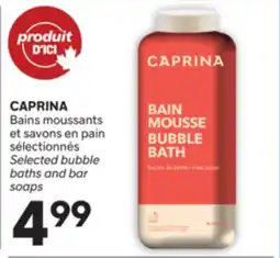 Brunet CAPRINA Bains moussants et savons en pain sélectionnés offer