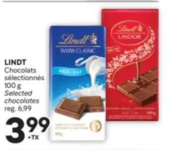 Brunet LINDT Chocolats sélectionnés offer