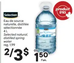 Brunet Selection Eau de source naturelle, distillée sélectionnée offer