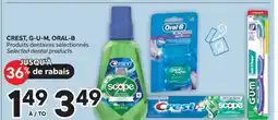Brunet CREST, G-U-M, ORAL-B Produits dentaires sélectionnés offer