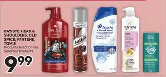 Brunet BATISTE, HEAD & SHOULDERS, OLD SPICE, PANTENE, TOM'S Produits sélectionnés offer