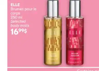 Brunet ELLE Brumes pour le corps offer