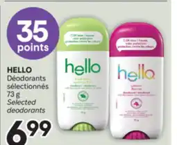 Brunet HELLO Déodorants sélectionnés offer