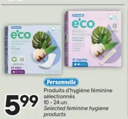 Brunet Personnelle feminine hygiene products offer