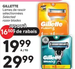Brunet GILLETTE Lames de rasoir sélectionnées offer