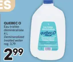 Brunet QUEBEC O Eau traitée déminéralisée offer