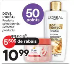 Brunet DOVE,L'ORÉAL Produits sélectionnés offer