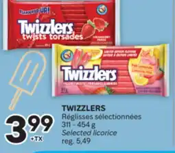Brunet TWIZZLERS Réglisses sélectionnées offer