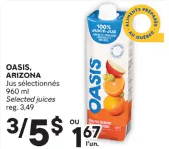 Brunet OASIS, ARIZONA Jus sélectionnés offer