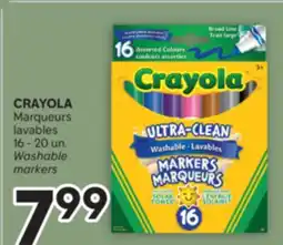 Brunet CRAYOLA Marqueurs lavables offer