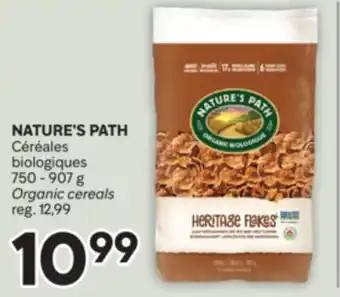 Brunet NATURE'S PATH Céréales biologiques offer