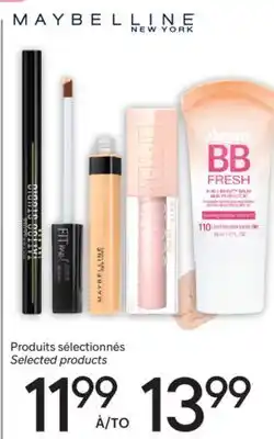Brunet Maybelline Produits sélectionnés offer