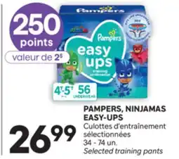 Brunet PAMPERS, NINJAMAS EASY-UPS Culottes d'entraînement sélectionnées offer